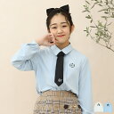 【30%OFF SALE】 ロゴ襟 ブラウス シャツ 8998K キッズ ジュニア 卒服 女の子 PH 卒業式 入学式 制服 小学生 かわいい おしゃれ 中学生 韓国トレンドファッション PINKHUNT ピンクハント Cuugal 掲載 セール