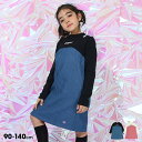 【50%OFF スプリングSALE】 肩リボンドッキング ワンピース 0288K ベビードール BABYDOLL 子供服 ベビー キッズ 女の子 長袖 セール(4)