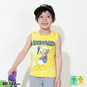 4/7NEW 通販限定サイズあり ディズニー キャラクタータイダイ タンクトップ 0468K 綿100% ベビードール BABYDOLL 子供服 ベビー キッズ...