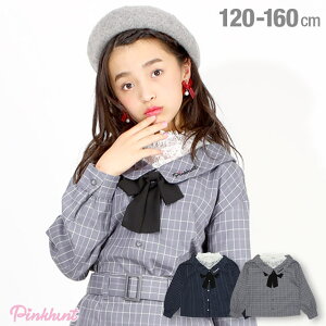 【30％OFF スプリングSALE】 PINKHUNT ピンクハント レース レイヤード シャツ 4812K (ボトム別売) ベビードール BABYDOLL 子供服 キッズ ジュニア 女の子 PH