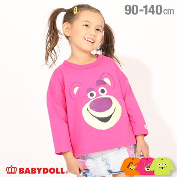 NEW ディズニー BIGフェイス ドルマン ロンT 4855K ベビードール BABYDOL 子供服L ベビー キッズ 男の子 女の子 DISNEY★Collection