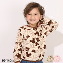 【S50】 ディズニー 総柄 フリース トレーナー 7664K ベビードール BABYDOLL 子供服 ベビー キッズ 男の子 女の子 DISNEY★Colle...
