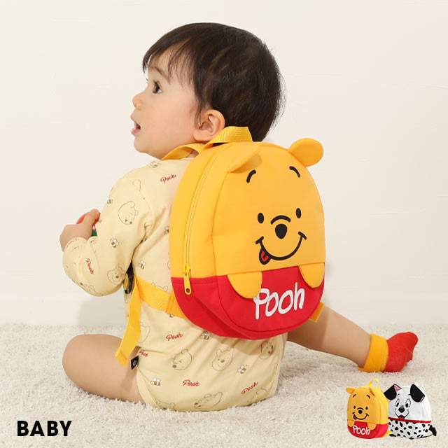 NEW ディズニー ベビーリュック 7877 ベビードール BABYDOLL 子供服 ベビー キッズ 男の子 女の子 DISNEY 雑貨 グッズ バッグ 鞄 くまのプーさん 101匹わんちゃん ファーストリュック 一升餅 一生餅 ディズニーグッズ