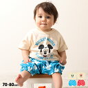 ベビードール　ベビー服 【S40】 ディズニー 上下2点セット 8325B ベビードール BABYDOLL 子供服 ベビー DISNEY★Collection Tシャツ ブルマ パンツ ズボン