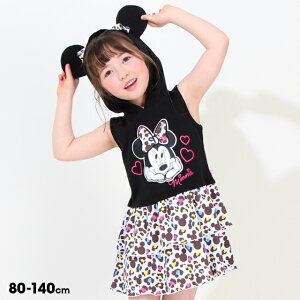 【S30 サマー】 ディズニー 耳付きフード ワンピース 8373K ベビードール BABYDOLL 子供服 ベビー キッズ 女の子 DISNEY★Collection なりきり