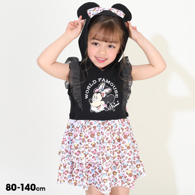 ＼最大1000円OFFクーポン配布中／4/22NEW ディズニー ノースリーブ ドッキング ワンピース 9537K ベビードール BABYDOLL 子供服 ベビー キッズ 女の子 DISNEY★Collection なりきり ミニー