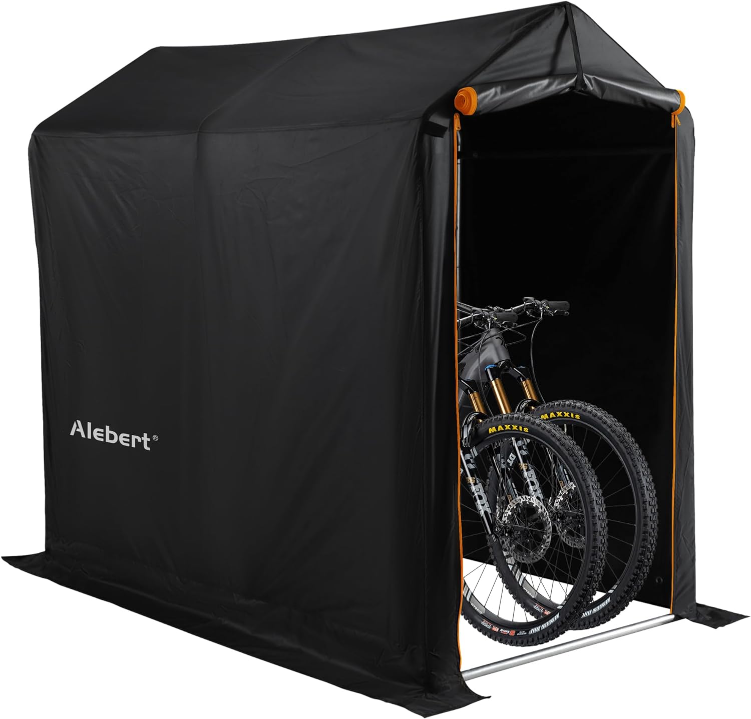 【全品P5x10％OFFクーポン配布x6/2迄】Alebert サイクルハウス サイクルポート 幅95cm 幅159cm 最大2台収納 バイクガレージ バイク ガレージ サイクルポート 自転車置き場 屋外 テント 自転車収納 自転車屋根 自転車倉庫 高耐久鋼フレーム UV加工シート・遮熱・撥水