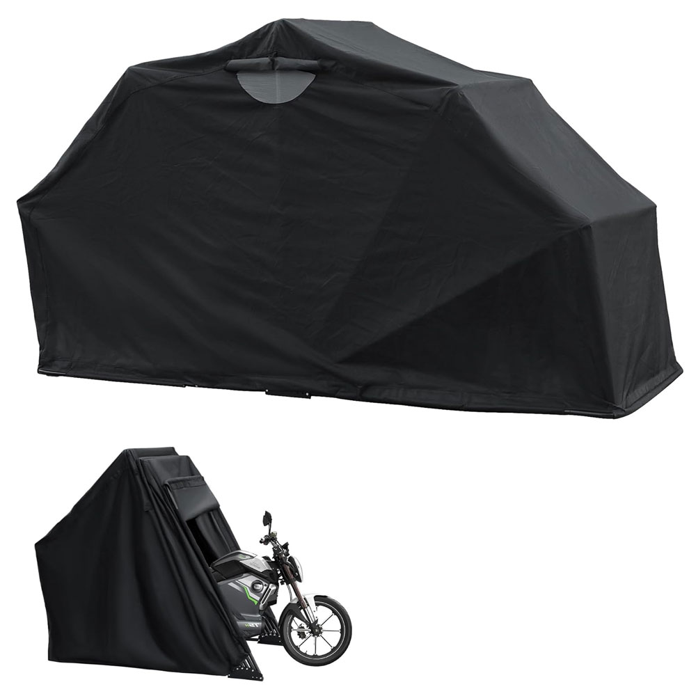 【全品P5倍x10％OFFクーポン配布x12/31迄】Alebert サイクルハウス サイクルポート 幅99cm バイクガレージ バイク ガレージ サイクルポート 自転車置き場 屋外 テント 自転車収納 UV加工シート・遮熱・撥水