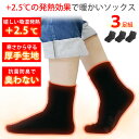 靴下 メンズ レディース 3足セット あったか 防寒グッズ 厚手 温かい靴下 冷え性対策 ルームソックス 臭わない靴下 ビジネス ブラック キャンプ アウトドア