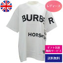 バーバリー Tシャツ レディース 半袖 ロゴ ウェア アパレル 女性 婦人 コットン100％ カジュアル BURBERRY 8048748)【新品】【ブランド】【日時指定不可】プレゼント ラッピング無料 ギフト 送料無料 あす楽 父の日 母の日 誕生日