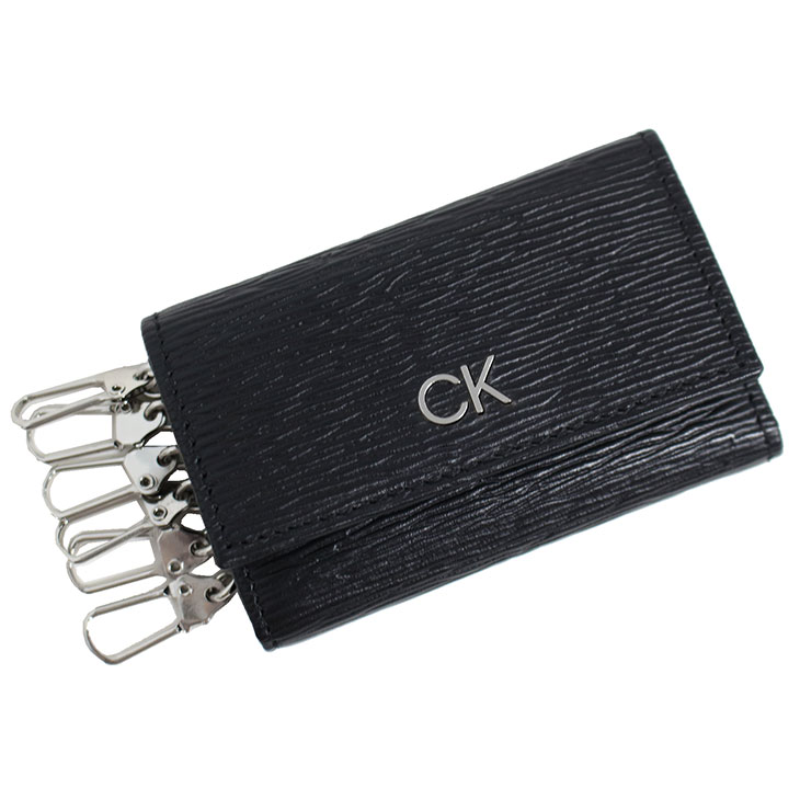 カルバンクライン キーケース メンズ 6連 RFIDブロック シンプル ビジネス 仕事 男性 紳士 本革 レザー Key Case Calvin Klein CK 31CK170002【ブランド】プレゼント ラッピング無料 ギフト 送料無料 あす楽