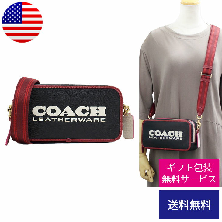 コーチ COACH ショルダーバッグ レディース 本革 斜めがけ カメラバッグ CBK LTR KIA CAM BAG ブラス×ブラック マルチ(CE735 B4/M2 B4/BLACK MULTI)【新品】【ブランド】プレゼント ラッピング無料 ギフト 送料無料 あす楽 父の日 母の日 誕生日