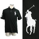 ポロラルフローレン Polo by Ralph Lauren ビッグポニー刺繍半袖鹿の子ポロシャツ BOY