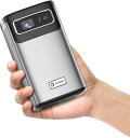 モバイルプロジェクター 小型 Android 9.0 TV 200 ANSI ルーメン 1080P ビデオ再生/タッチパッド/TOF オートフォーカス/有線と無線の同一画面/3D DLP サポート接続/パワーバンク typc 電源サポート/8000mAh 大容量バッテリー/内蔵 10W(2)