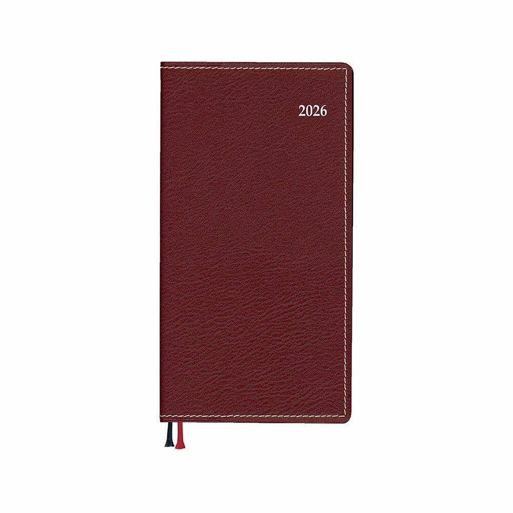 ダイゴー 2026 アポイント バーチカル レッド E8445 手帳 ウィークリー 2025年12月〜2026年12月