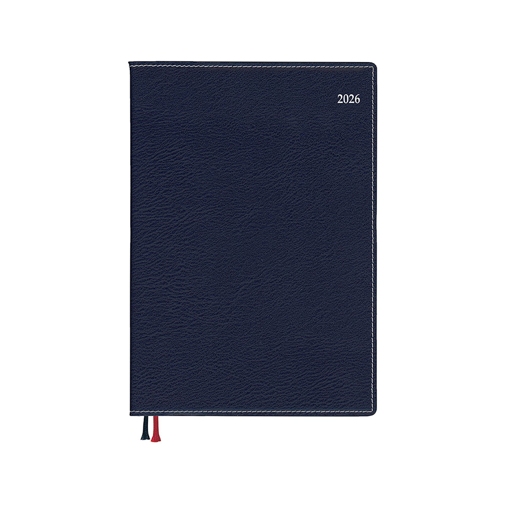 ダイゴー 2026 アポイント デスク A5 1Mブロック ネイビー E8462 A5 マンスリー 2025年12月〜2026年12月