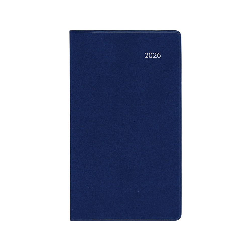 ダイゴー 2026 アポイント 文字大 1Mホリゾンタル ネイビー E8320 手帳 マンスリー 2025年12月〜2027年1月