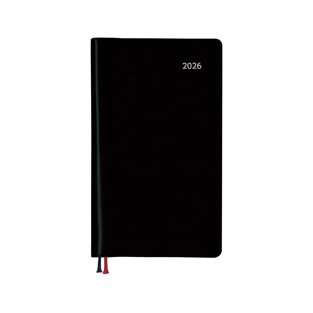 ダイゴー 2026 アポイント 文字大 1W+横罫 ブラック E8311 手帳 ウィークリー 2025年12月〜2026年12月