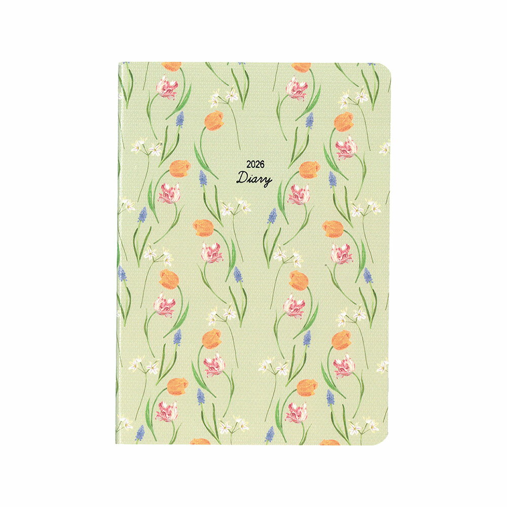 ダイゴー 2026 MILL A6 Monthly FLEURS GR E7747 A6 マンスリー 2025年12月〜2026年12月