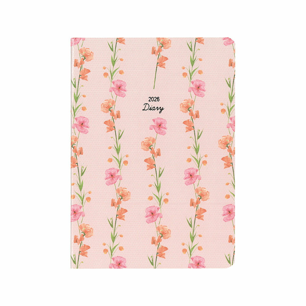 ダイゴー 2026 MILL A6 Monthly FLEURS PK E7748 A6 マンスリー 2025年12月〜2026年12月