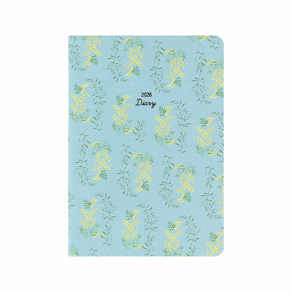 ダイゴー 2026 MILL A6 Monthly FLEURS BL E7749 A6 マンスリー 2025年12月〜2026年12月