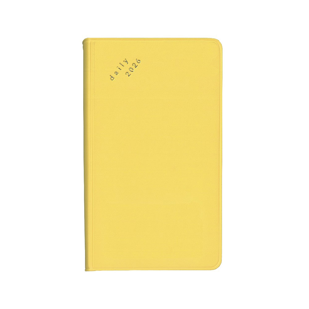 ダイゴー 2026 isshoni.ノートポケット デイリー YE E8754 手帳 デイリー 2026年1月〜2026年12月