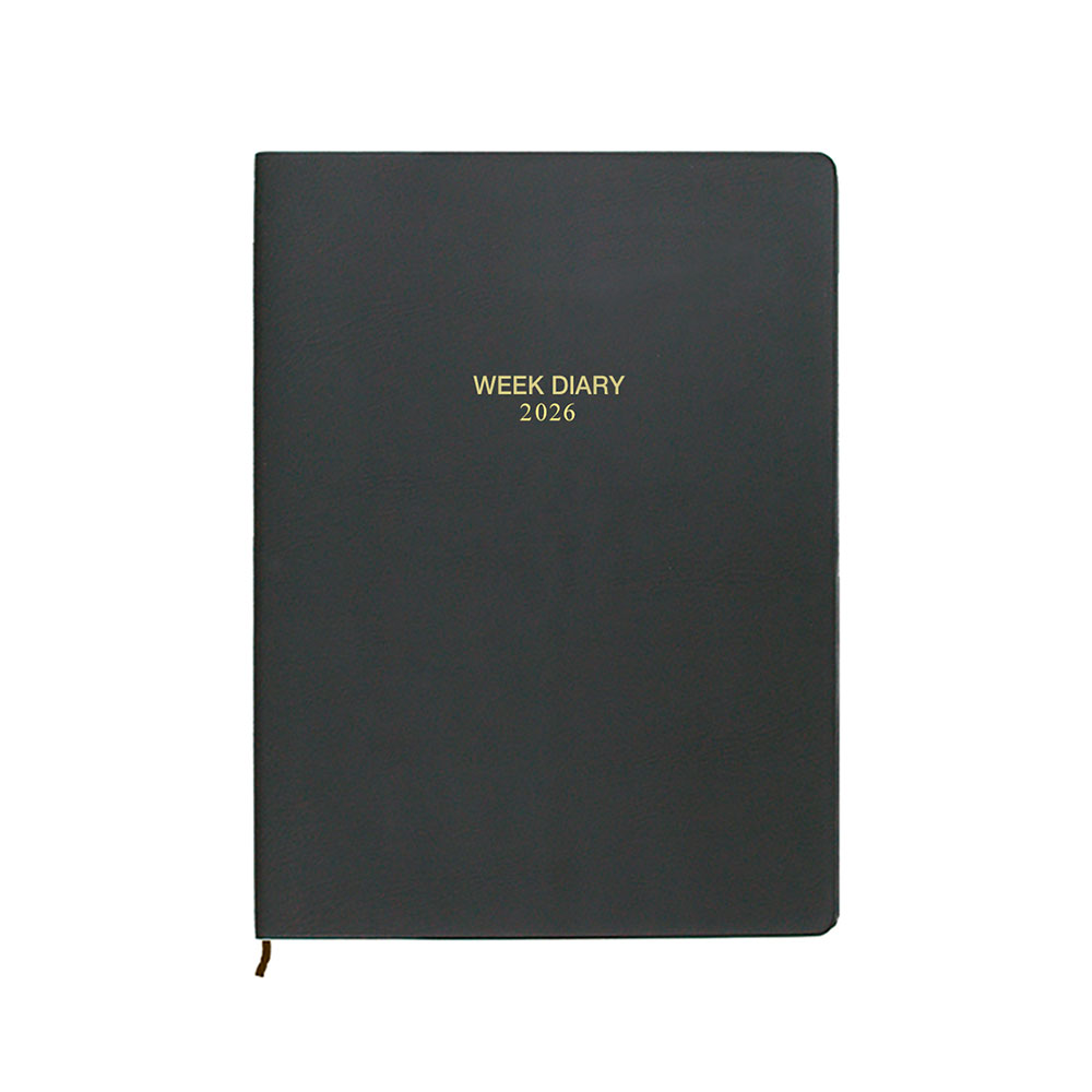 コレクト 2026 ウィークダイアリー A4 D-462 1週間＋横罫 ウィークリー 週間 レフト 2026年1月〜2026年12月