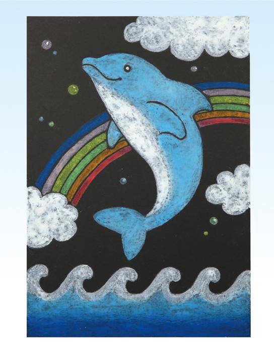 チョークアートセット 13295 チョーク チョークアート 初心者 キット 黒板 教室 材料 DIY