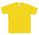 ATドライTシャツ LL イエロー 150Gポリ100% 38363 ドライTシャツ LLサイズ 黄色 ポリエステル100% 吸汗速乾 150G スポーツウェア...