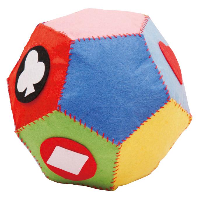 フェルトボール作り　サッカー 142051 手作り キット 材料 ボール フェルトサッカーボール ミニサッカ..