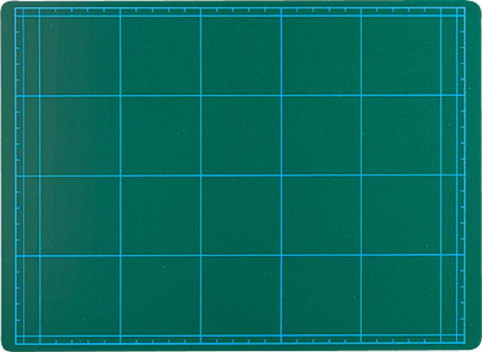 カッティングマット グリーン A3判 40375 工作 カッティングベース 作業 裁断 製図 マット 事務用品 製図道具 軽い 薄い シンプル アート クラフト