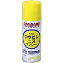 ワシン水溶性つやだしニス スプレー(300ml) 32014 水性ニス ニススプレー つや出しニス 無色透明 ワシン 木工用ニス 家具塗装 木工 彫刻 木彫 アート クラフト 手作りハンドメイド 工作 DIY 美術用品 美術材料 木材保護