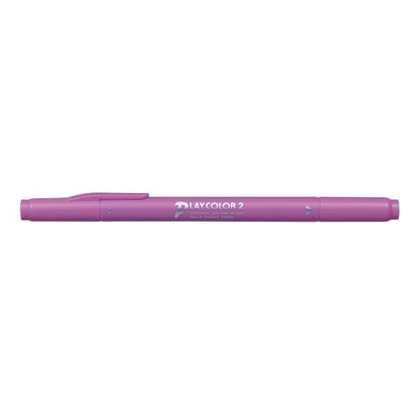 トンボ鉛筆　水性サインペンプレイカラー2　きょう紫
