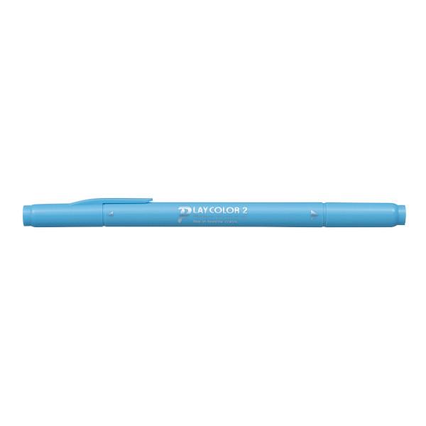トンボ鉛筆　水性サインペンプレイカラー2　空色