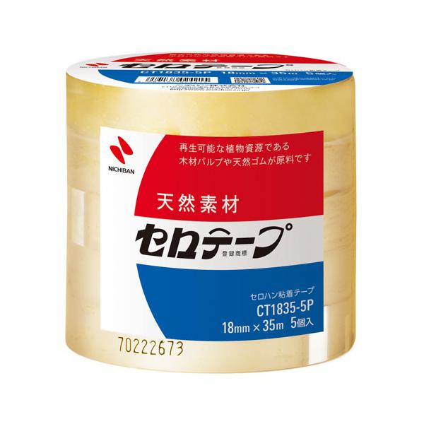 ニチバン　セロテープ　1835　5巻PC　T-1835-5P