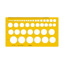 マービー テンプレートNo.115M 円定規 1-843-0115