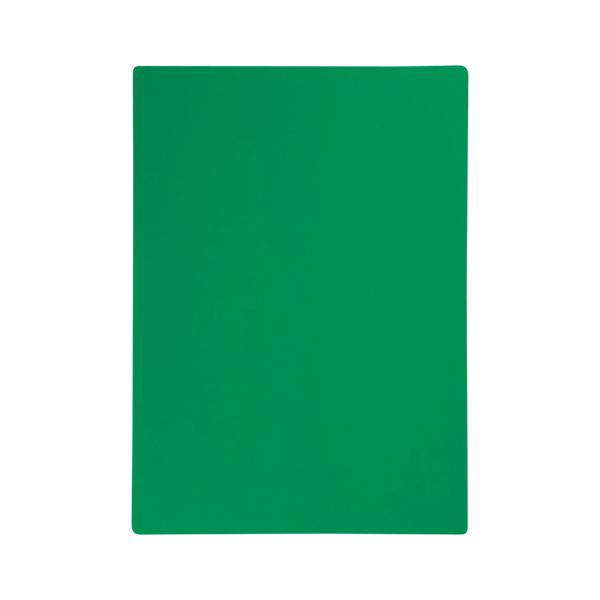 リサイクル下敷　透明緑SJB-501CG●規格：B5判●外寸：縦250×横180mm●厚：0．6mm●材質：再生PET樹脂