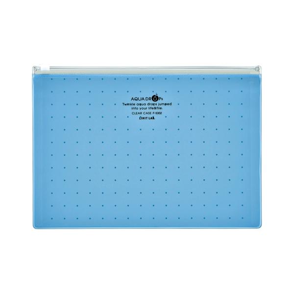 リヒトラブ　クリヤーケース　M（A5）青