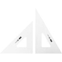 マービー 三角定規 24cmX2mm 目盛り無し