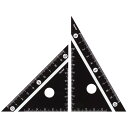 レイメイ 白黒三角定規 ブラック