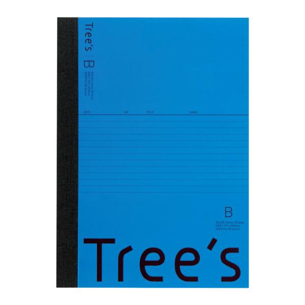 日本ノート（キョ　Tree’s　B5　B罫30枚ネイビー
