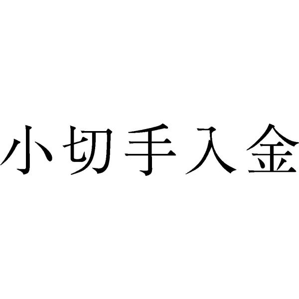 サンビー　勘定科目印　単品　『小切手入金』