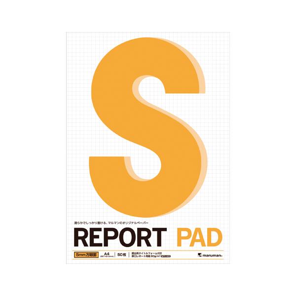 マルマン A4レポートパッド5ミリ方眼罫