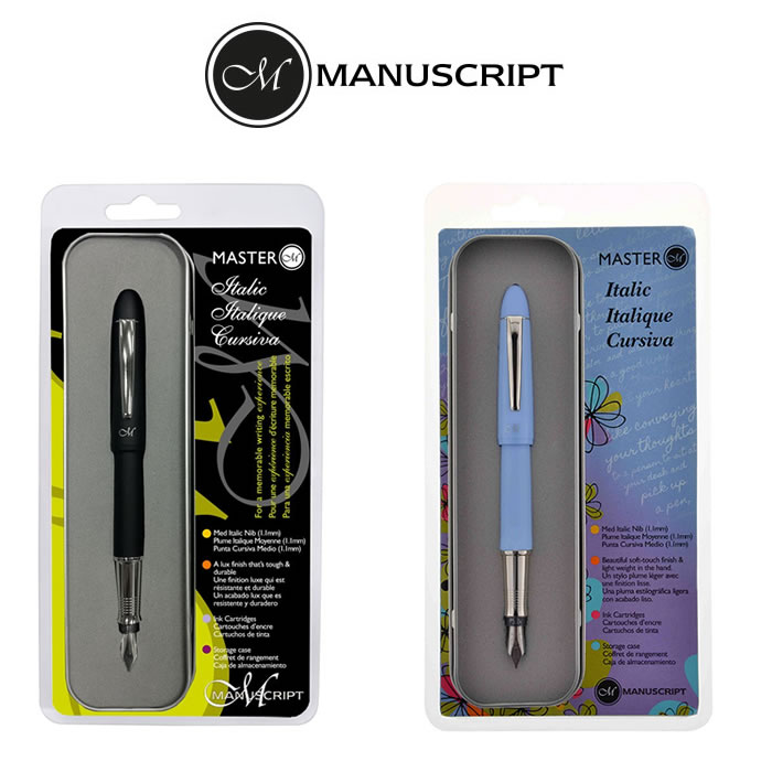 MANUSCRIPT マニュスクリプト カリグラフィー万年筆 マスターイタリックペン MC5001/MC5003
