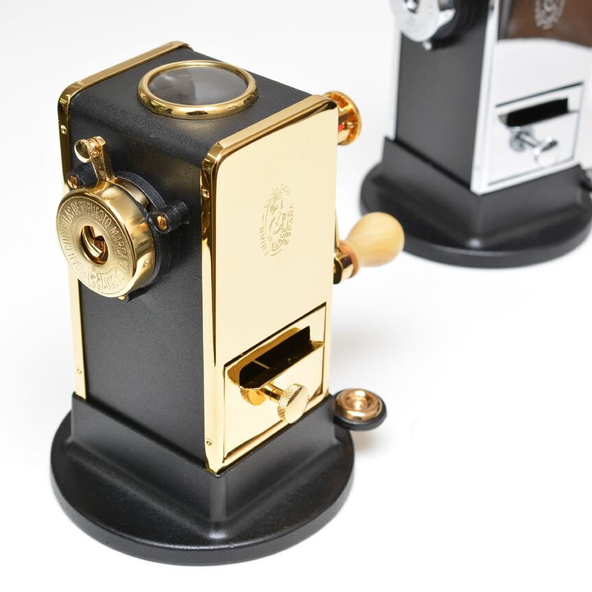 【EL Casco エルカスコ】 鉛筆削り ペンシルシャープナー M-430LN ゴールド&ブラック