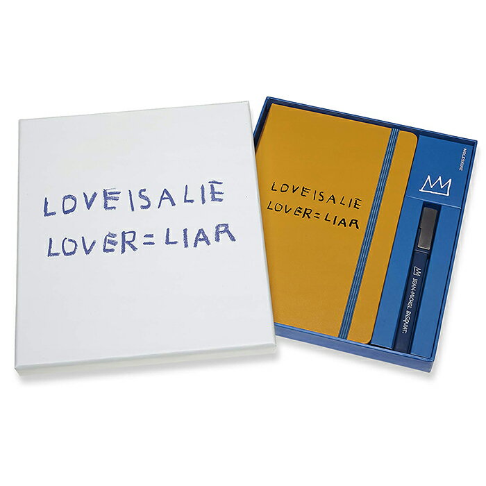 【MOLESKINE　モレスキン】 バスキア限定版 コレクターズエディション ノートブック＋ローラーペン　ルールト゛ ラーシ゛サイズ