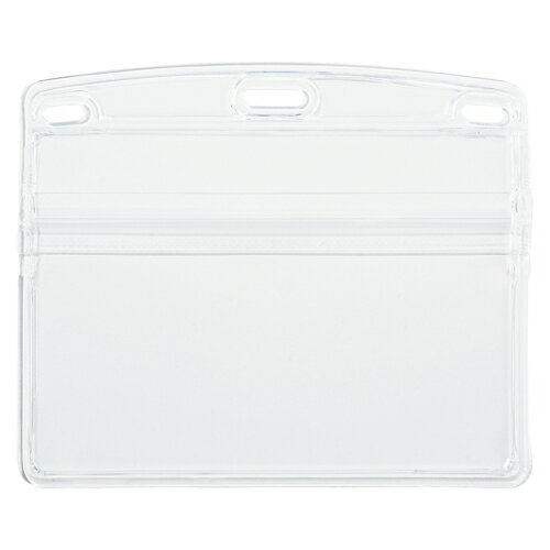 オープン工業 名札用ケース　横特大チャック付　10枚 NX-107