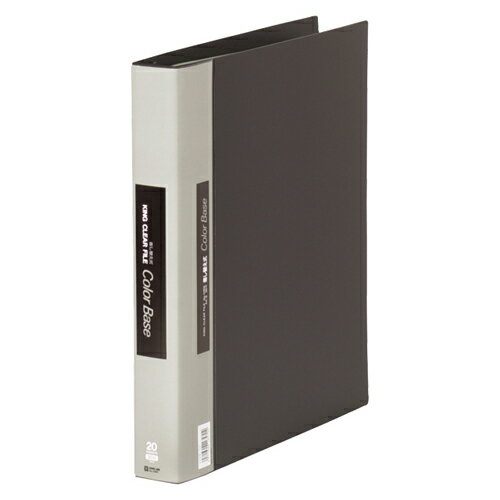 キングジム クリアーファイルカラーベース差替式　黒 139Wクロ