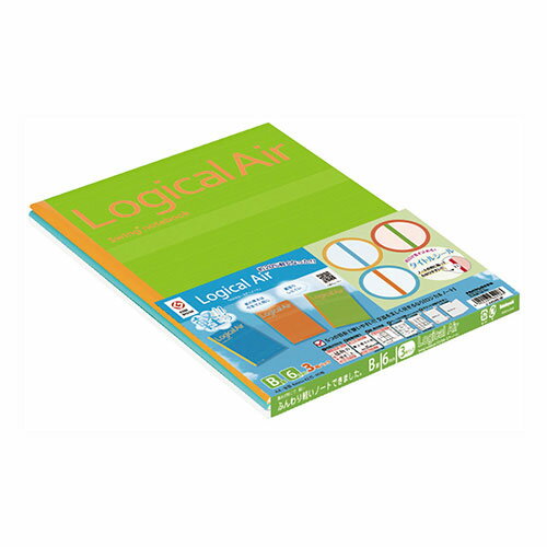 ナカバヤシ ロジカルエアーB罫A4/40枚/3P ノ-A404B-3P/D