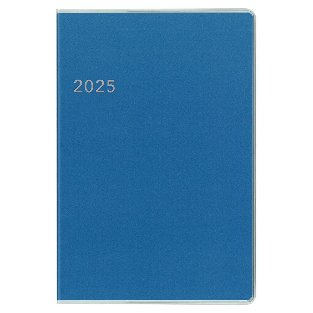 ダイゴー 手帳 2025年 スケジュール帳 アポイント マンスリー ブロック B6対応 ブルー E9332 2025年4月始まりのサムネイル